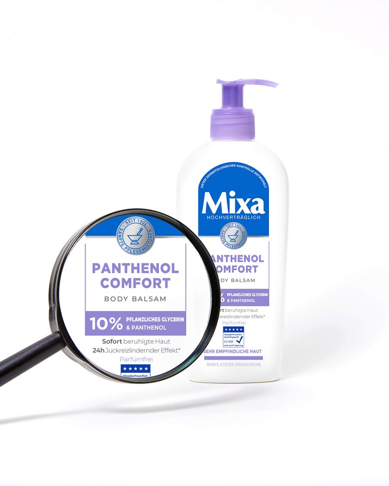 mixa بلسم الجسم مixa بانثينول للراحة وتخفيف الحكة مع بانثينول وغليسرين نباتي للبشرة الحساسة 250 مل - Image 4